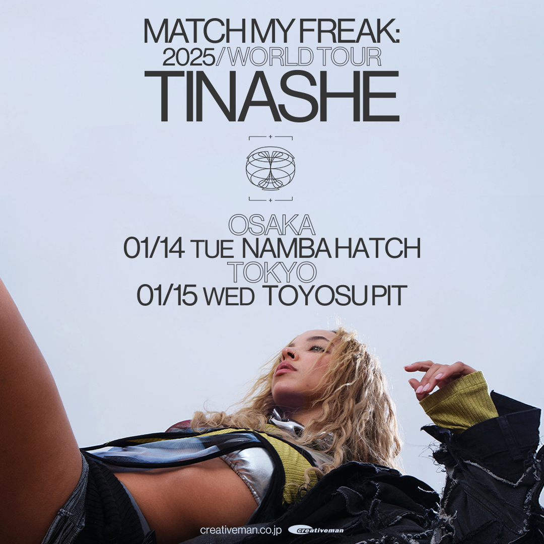 [Presale] TINASHE MATCH MY FREAK:2025/WORLD TOUR