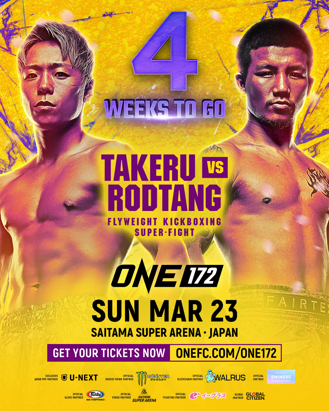 ONE 172: Takeru vs. Rodtang