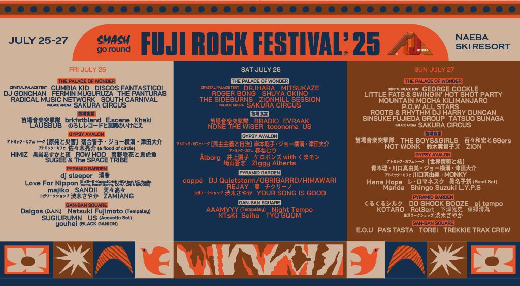 FUJI ROCK FESTIVAL’25