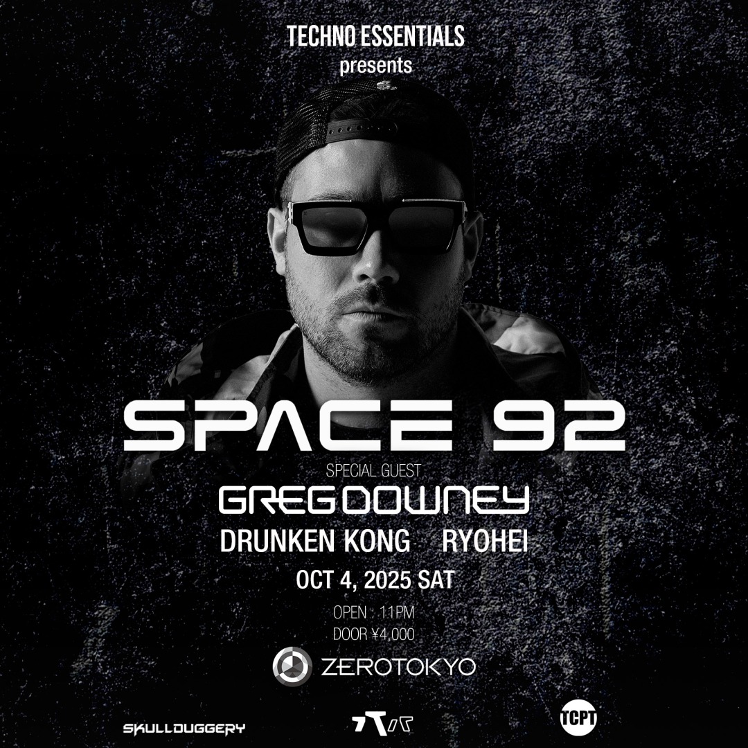 TECHNO ESSENTIALS presents SPACE 92 feat. GREG DOWNEY