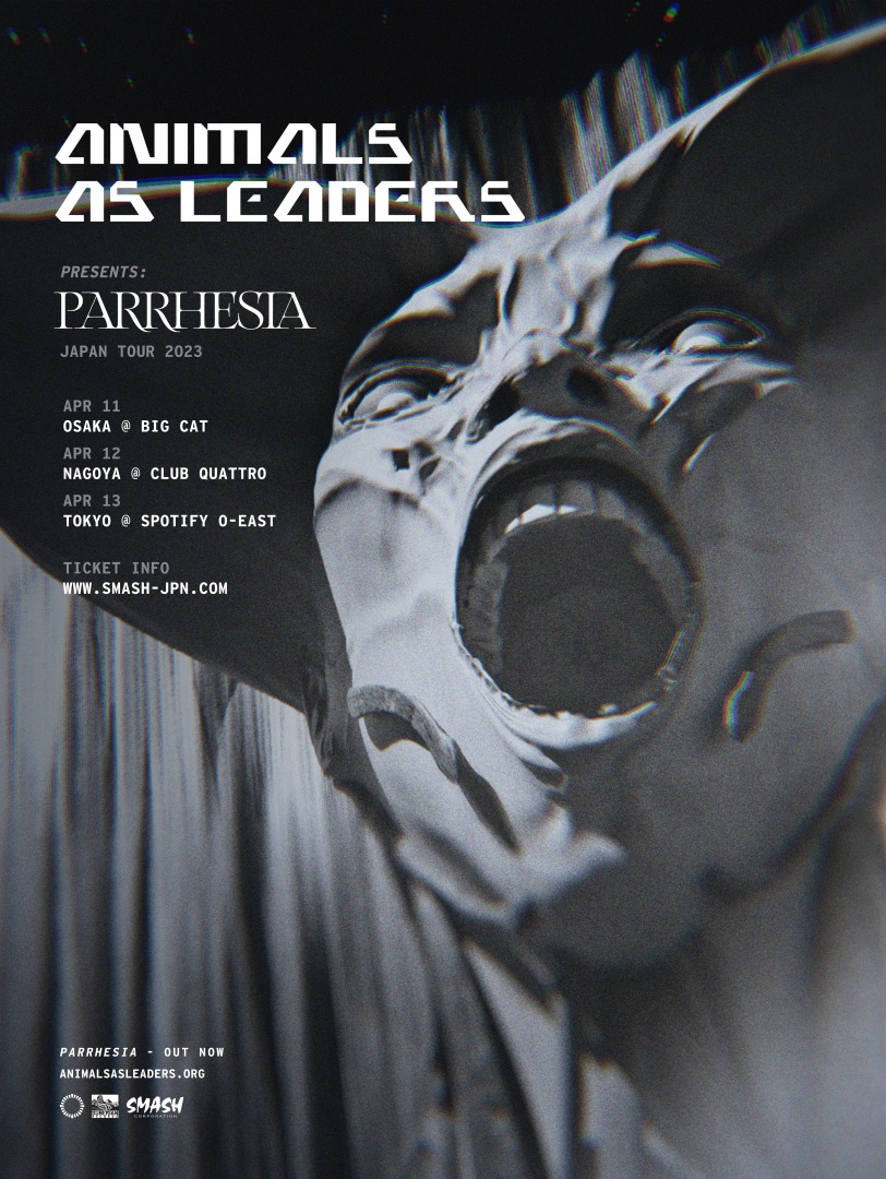 ANIMALS AS LEADERS PARRHESIA JAPAN TOUR 2023 Verified Tickets eplus