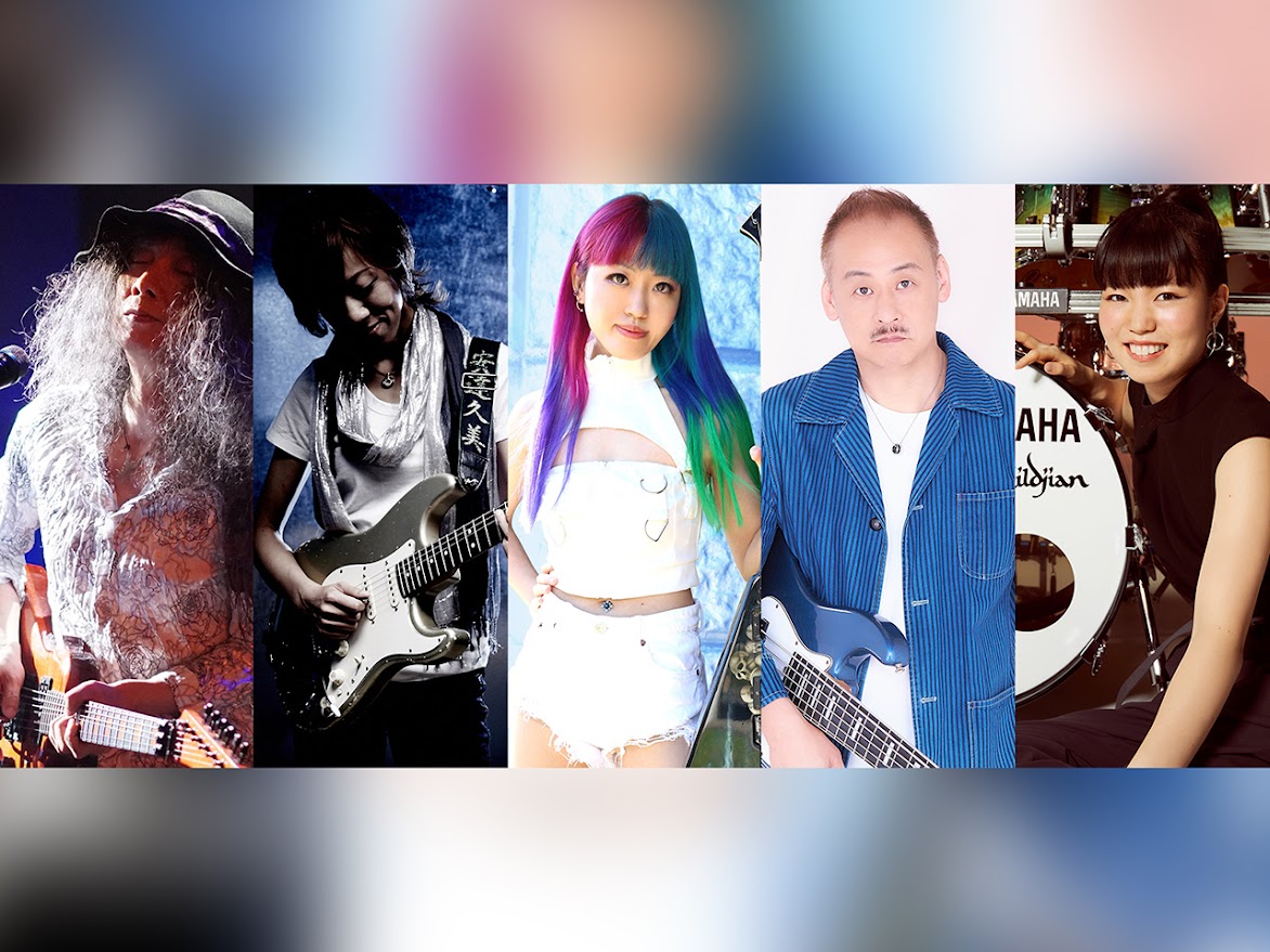 Memory of Jeff Beck plus. Kyoji Yamamoto, Kumi Adachi, Rie a.k.a. Suzaku, Mitsuru Sutoh, Senri Kawaguchi