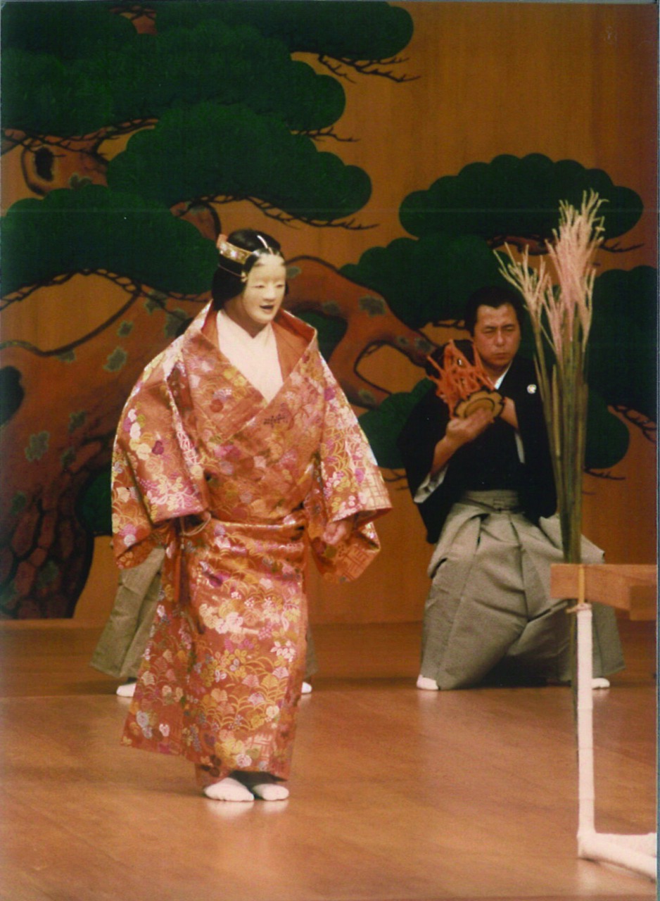 Japanese Traditional Mask Play - Yozakura-Noh